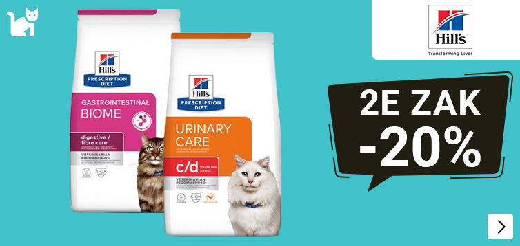 Hill's Prescription Diet droogvoer 2e zak 20% let op afwijkende termijn CAT SS layout